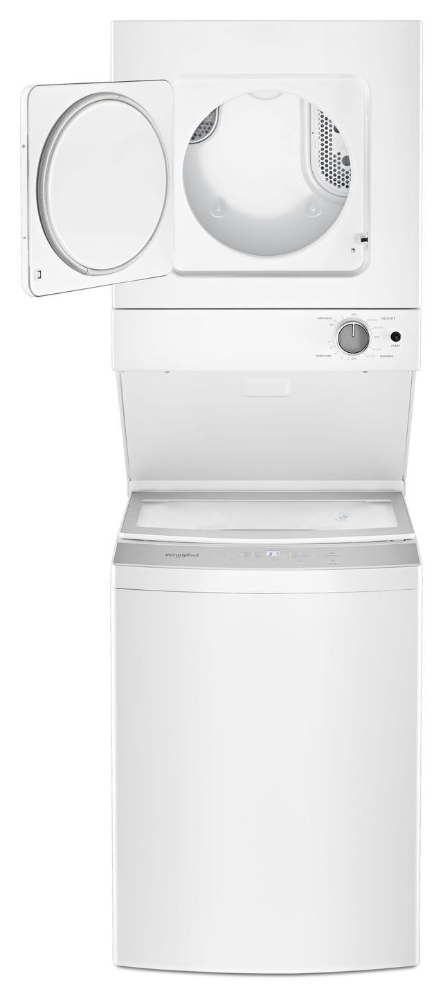 Whirlpool® 1.6 Cu. Ft. Washer, 3.4 Cu. Ft. Dryer White Electric Stacked Laundry-8