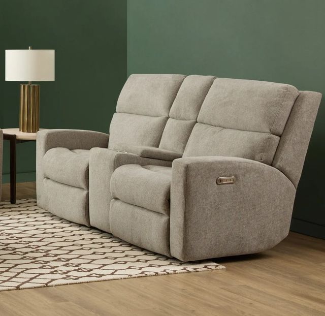 Flexsteel® Customizable Score Power Reclining Loveseat with Console and Power Headrests and Lumbar-1
