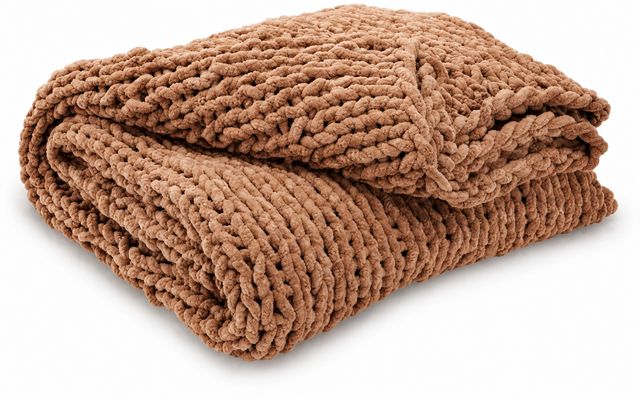 Signature Design by Ashley® Chaddon Sienna Throw Blanket-0