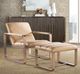 Hooker® Furniture CC Cooper Firenze Ghiaia/Gold Lounge Chair-1