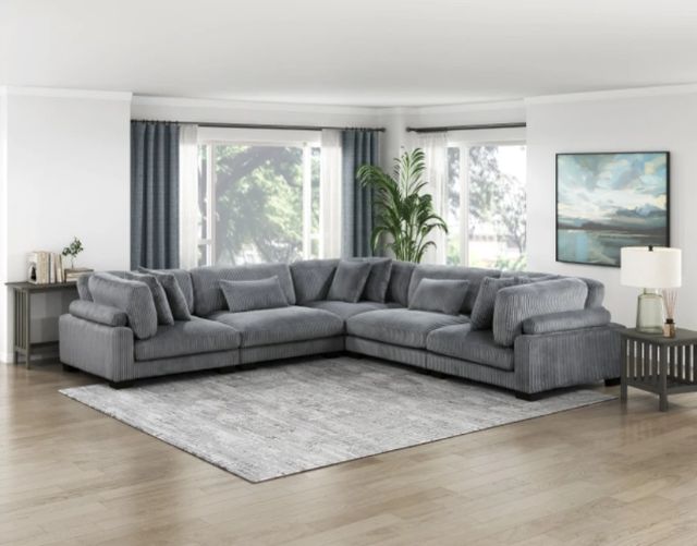 Homelegance® Traverse 5-Piece Gray Modular Sectional-1