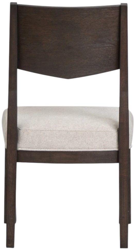 Magnussen Home® Tauren Coffee Bean Trestle Side Chair-3