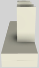 Vent-A-Hood® 66" Biscuit Contemporary Wall Mounted Range Hood-1