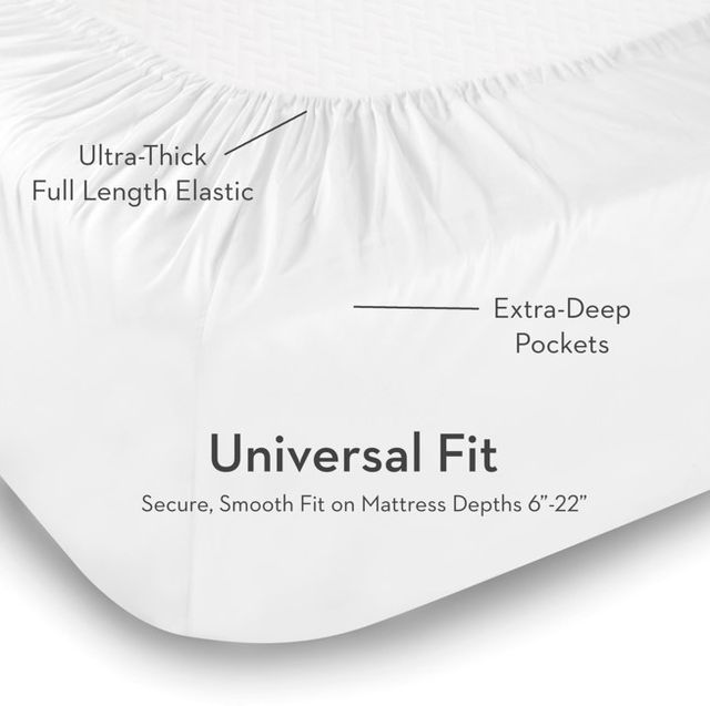 Malouf® Woven™ 3-Piece Charcoal Supima® Premium Cotton Split King Sheet Set-2