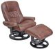 BarcaLounger® Jacque Hilton-Whiskey Manual Pedestal Recliner and Ottoman Set-0