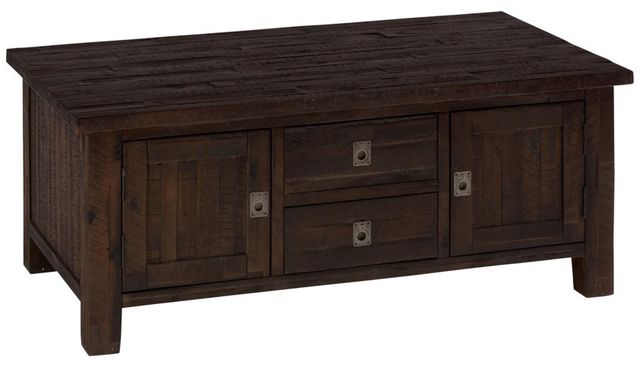 Jofran Inc. Kona Grove Brown Storage Coffee Table-0