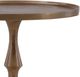 Dovetail Furniture Luned Antique Brass Large End Table-2