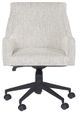 Vanguard Furniture® Vanguard Ian Chrome/Isabella Twilight Desk Chair-3