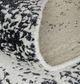 Feizy 8930F Coda Black/White 5'x8' Area Rug-3