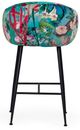 VIG Furniture Modrest Roxann Black/Floral Velvet Bar Stool-3