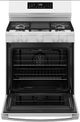 GE® 30'' White Freestanding Gas Range-1
