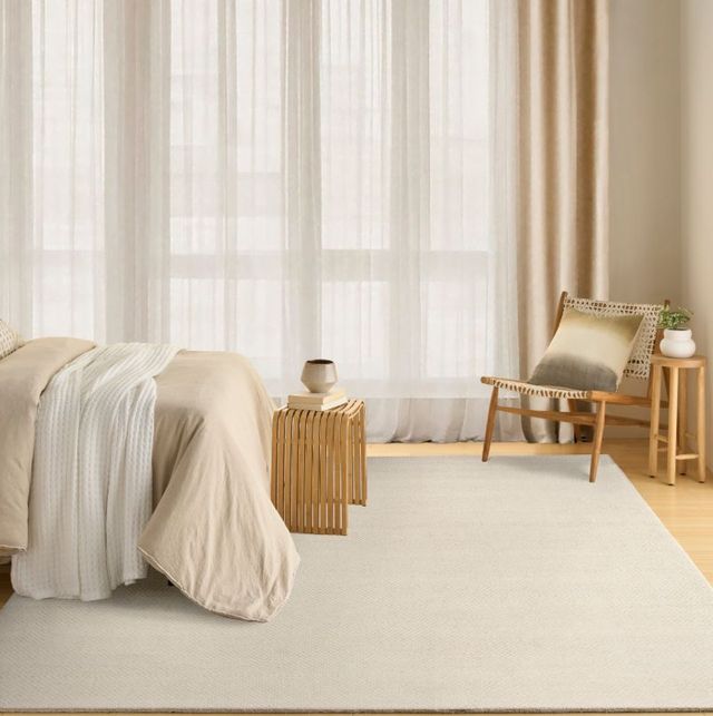 Nourison Home™ Pure Rows Ivory 5'x7' Area Rug-2