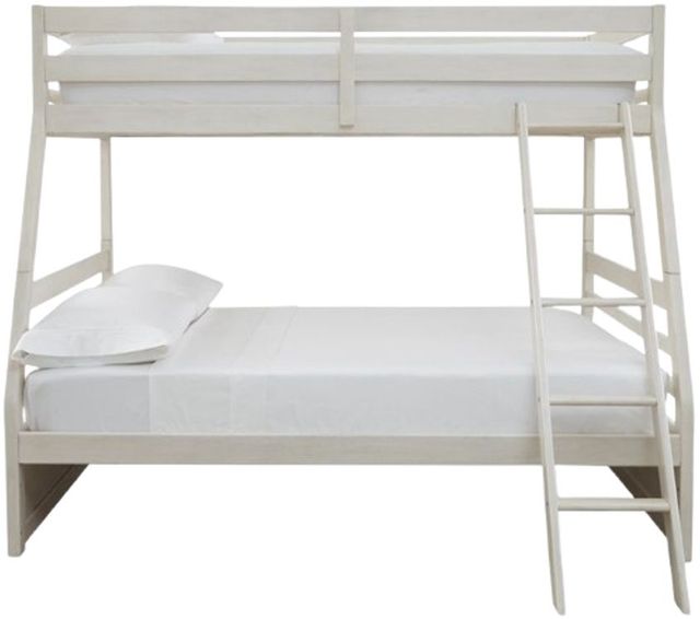 Clearance Signature Design by Ashley® Robbinsdale Antique White Youth Twin/Full Bunk Bed-1