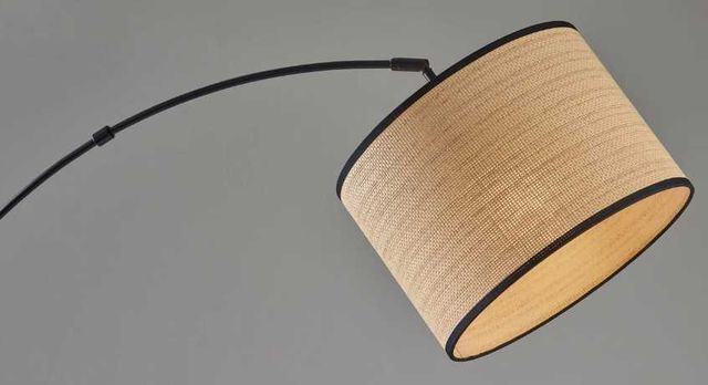Adesso® Bowery Black Arc Floor Lamp-2