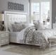Michael Amini® Sky Tower Cloud White Upholstered California King Panel Bed-1