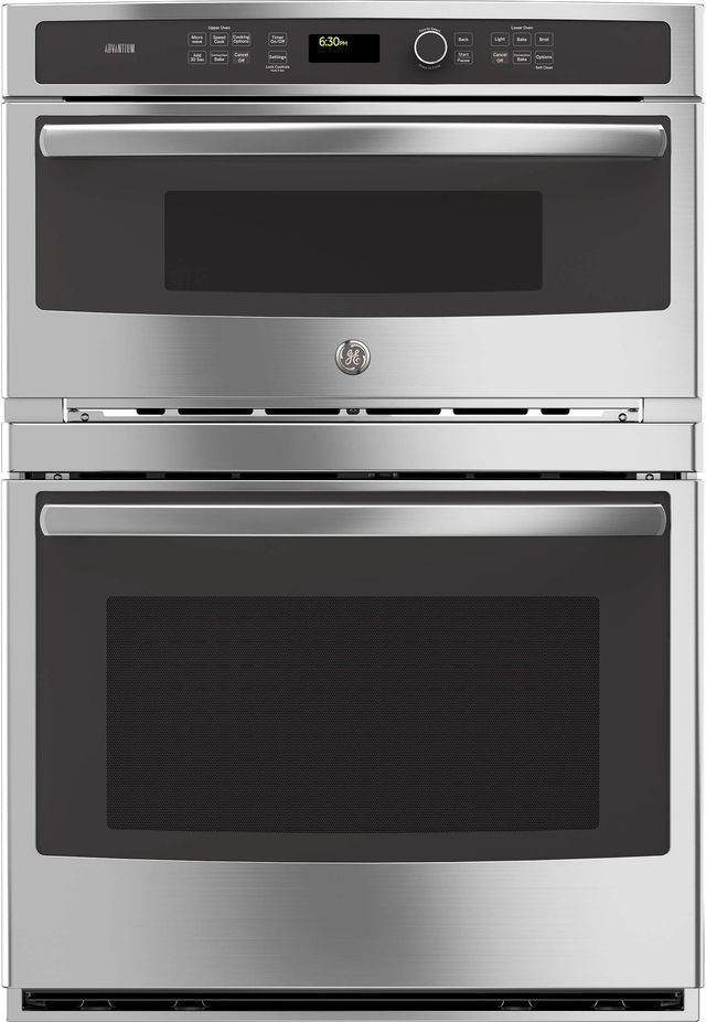 GE® Profile™ 29.75" Stainless Steel Wall Oven/Microwave Combos-0