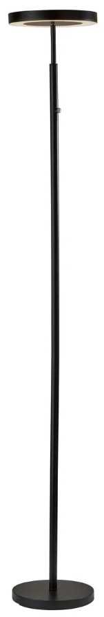 Adesso® Kai Black Color Change LED Torchiere-0