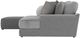 Jackson Furniture Canyon 3-Piece Gray/Platinum/Zinc Right-Arm Facing Sectional and Ottoman-5
