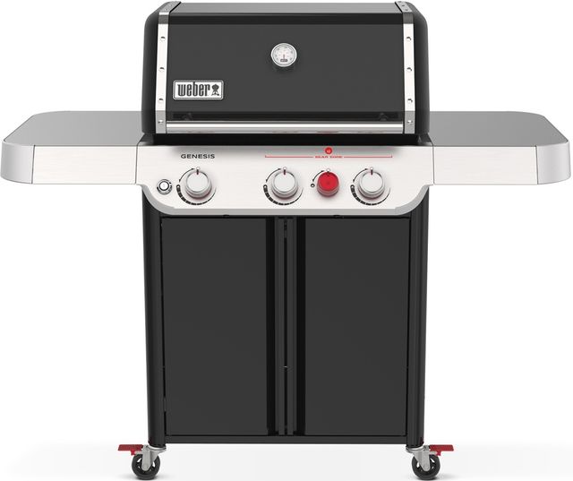 Weber® Genesis E-325 3-Burner Black Freestanding Liquid Propane Grill-0
