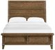 Intercon Forge Wire Brushed Weathered Chestnut Queen Panel Bed-2