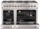 FORNO® Galiano 48" Stainless Steel Pro Style Dual Fuel Range-1