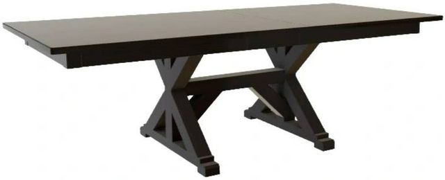 Mavin Customizable 72" Rectangular Extendable Dining Table with 12" Leaf-0
