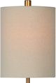 Forty West Zola Gold/White Buffet Lamp-3