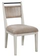 Bernards Trilogy Camel/Vanilla Rope Back Side Chair-0