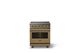 Viking® 5 Series 30" Golden Hour Pro Style Induction Range with Polished Chrome Trim-3