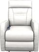 La-Z-Boy® Lennon Cream Power Rocking Recliner with Heat and Massage-1
