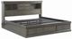ACME Furniture Louis Philippe III Dark Gray Queen Bookcase Bed-2