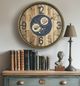 YHD Black/Gold Carved Gear Clock-1