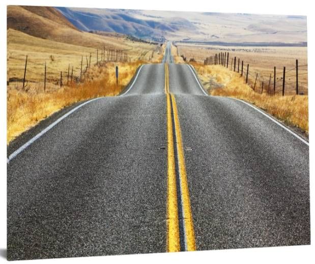 Classy Art Rolling Road Wall Art-1