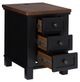 Signature Design by Ashley® Wildenauer Brown Side Table with Black Base-4