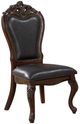 Furniture of America® Manzanita Black/Dark Cherry Side Chair-0