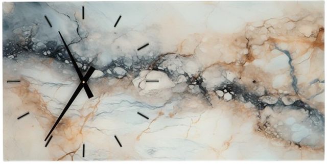 Signature Design by Ashley® Teague Brown/Gray/Ivory Wall Clock-4