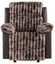 Global Furniture USA U6028 Brown Manual Glider Recliner-2