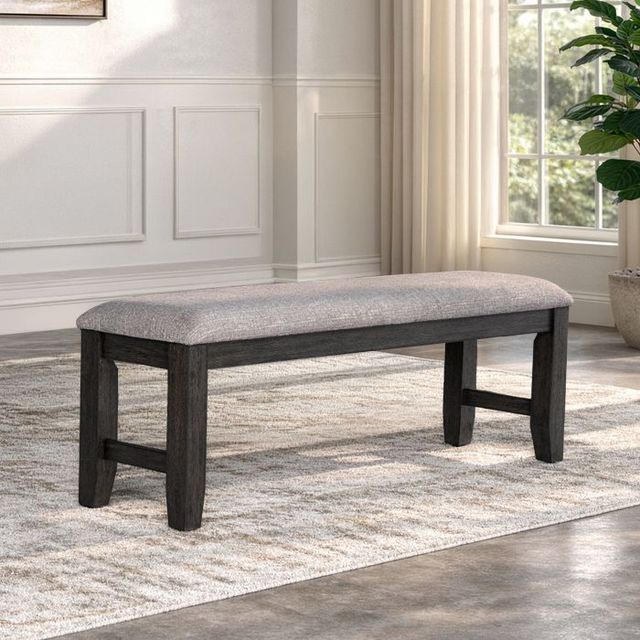 New Classic® Home Furnishings Harrisburg Charcoal Bench-1