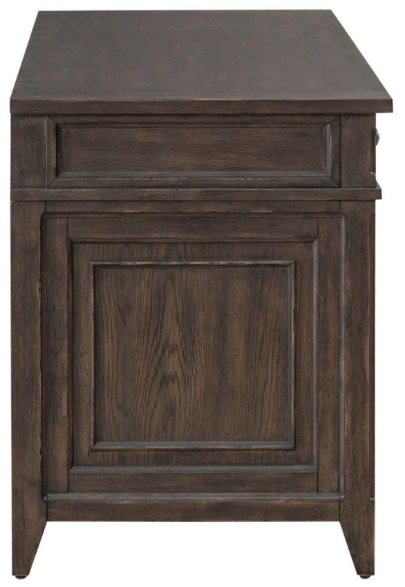 Liberty Furniture Paradise Valley Saddle Brown Executive Credenza-3
