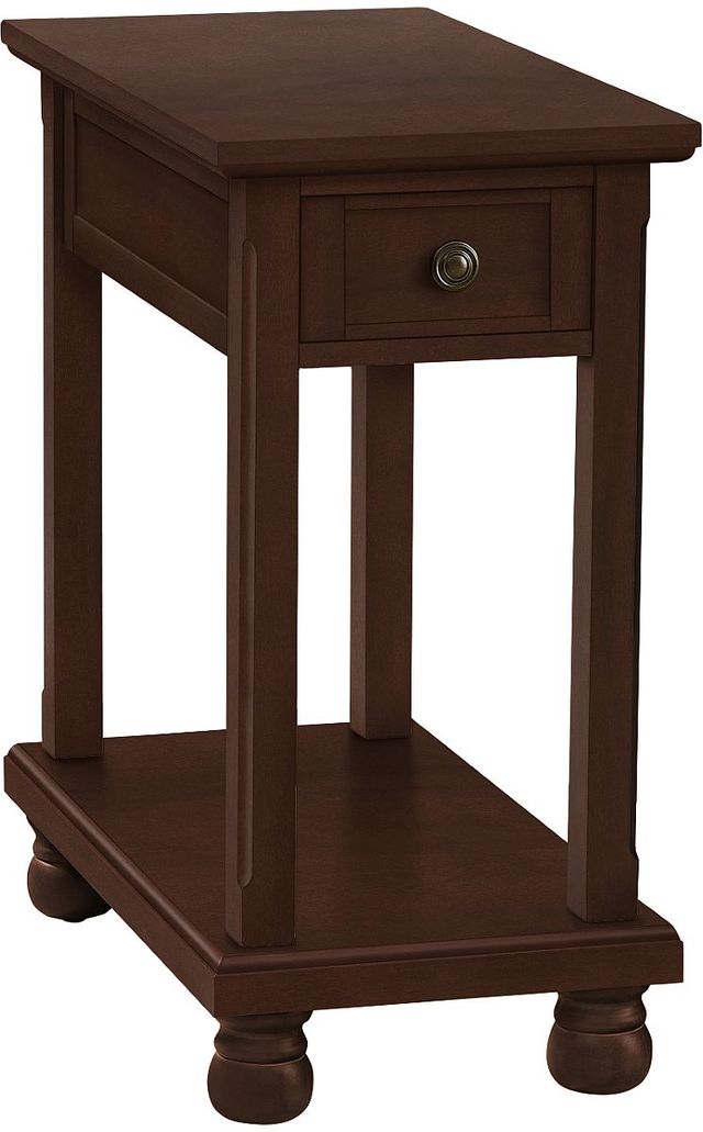 Monarch Specialties Inc. Espresso Veneer Narrow Side Table-0