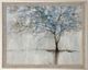 Stylecraft Dusty Indigo Forest Beige/Light Blue/Light Gray Wall Art -0