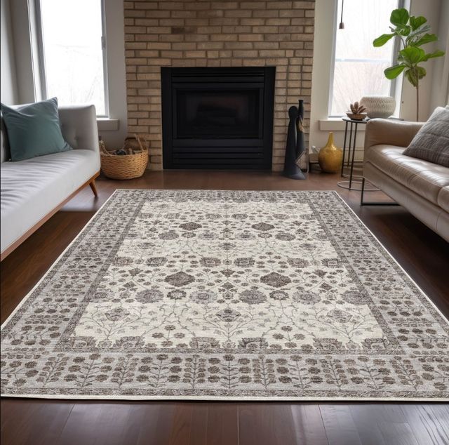 Dalyn™ Rug Company Hatay HY8 Ivory 5'x8' Area Rug-4