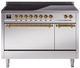 Ilve® Nostalgie II Series 48" Stainless Steel Pro Style Induction Range-0