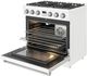Thor Kitchen® A Series 36" White Contemporary Freestanding Pro Style Gas Range-4