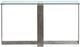 Magnussen Home® Holden Glass Top Rectangular Sofa Table with Aged Pewter Base-2