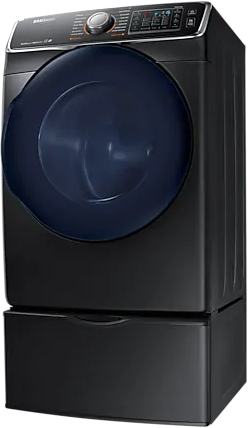 Samsung 7.5 cu.ft Black Stainless Front Load Electric Dryer-1