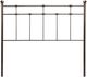 SinCa-CA Dexter Hammered Brown Queen Metal Rod Headboard-0