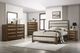 Furniture of America® Caerwys Brown Eastern King Panel Bed-1