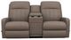 La-Z-Boy® Finley Stone Leather Manual Wall Reclining Loveseat with Console-1