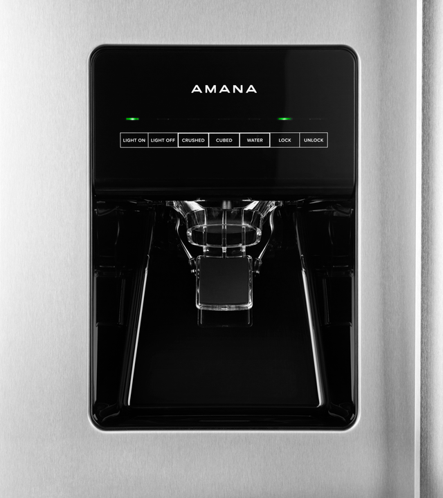 Amana® 24 Cu. Ft. Side-by-Side Refrigerator-White-2